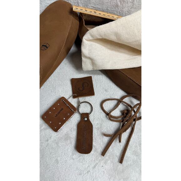 StockyardX La Leche NEW Mens Japanese Slippers Sz 10 Brown 100% Leather Handmade main image 5